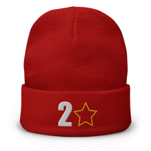 Load image into Gallery viewer, 2 Star Beanie
