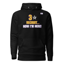 Load image into Gallery viewer, 3 Star Recruit Now I&#39;m Here Hoodie
